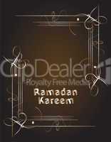 Ramadan Kareem, greeting background