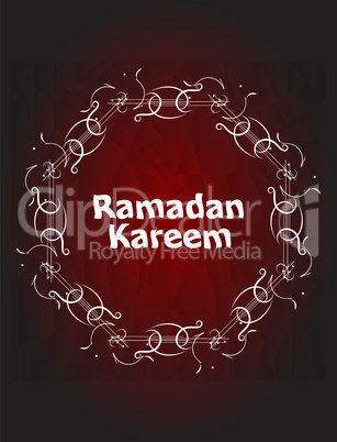 Ramadan Kareem, greeting background