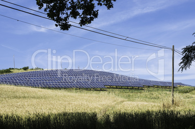 Solar panels in rural