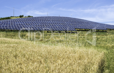 Solar panels in rural