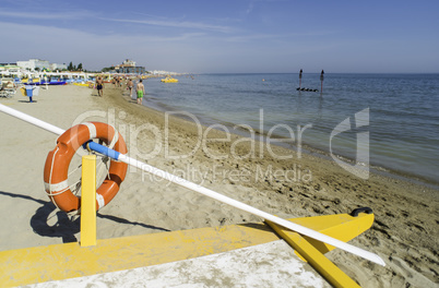 Lifeboat on the beach