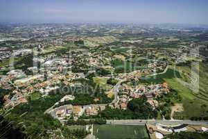 High view from San Marino