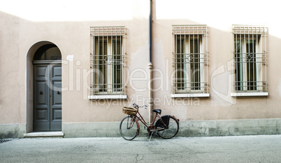 Old Italian bicycle