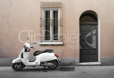 Typical italian motorcycle