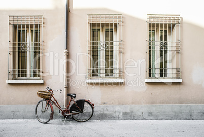 Old Italian bicycle