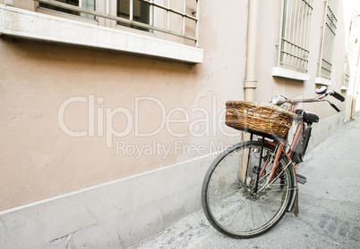 Old Italian bicycle