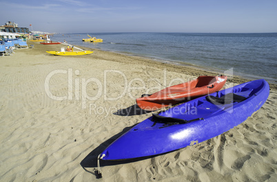 Lifeboat on the beach