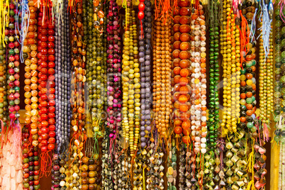 Souvenirs shop in Arab quarter .