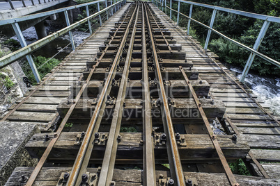 Railroad crossing.