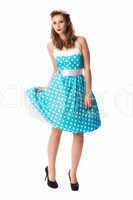 Pin up Girl im Kleid