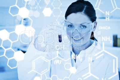 Composite image of science graphic Composite image of science graphic