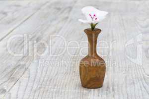 Small vase with flower