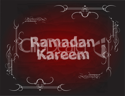 Ramadan Kareem, greeting background