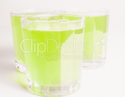 Green apple juice