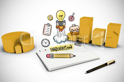 Composite image of innovation doodle