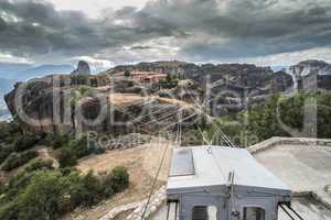 Lift in Meteora in Greece