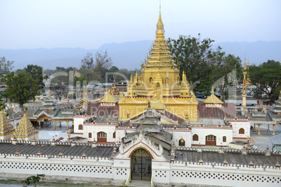 ASIA MYANMAR INLE LAKE NYAUNGSHWN PAGODA