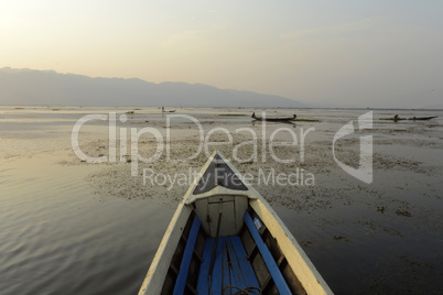 ASIA MYANMAR INLE LAKE LANDSCAPE SUNRISE
