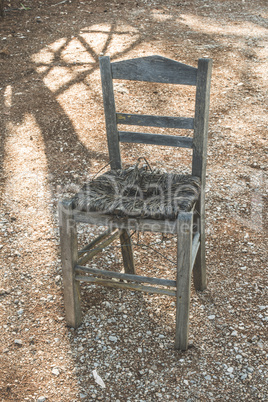 Vintage greek chair