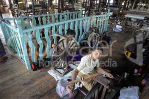 ASIA MYANMAR NYAUNGSHWE WEAVING FACTORY