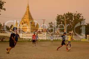 ASIA MYANMAR NYAUNGSHWE SOCCER FOOTBALL