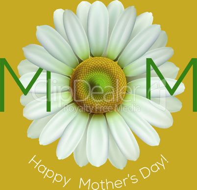 Happy mothers day, vector illustration.