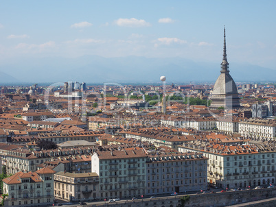 Aerial view of Turin