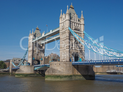 Tower Bridge in London