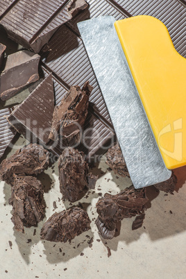 Tools for making chocolates