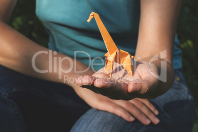 Origami giraffe