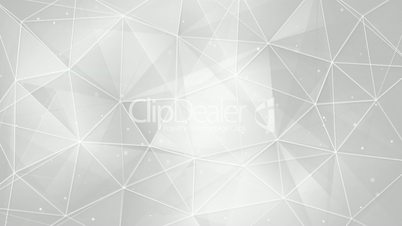 abstract white triangles and lines background seamless loop