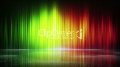colorful light lines and reflection loop background