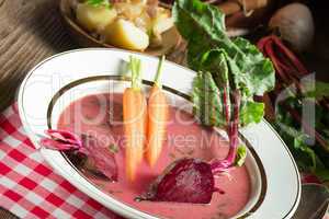 Botwinka - Soup of young beet leaves