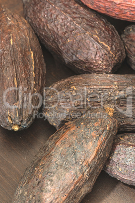 Cocoa pods