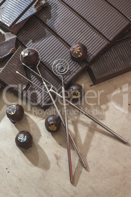 Tools for making chocolates