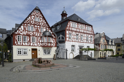 Marktplatz in Kirchberg, Hunsrück