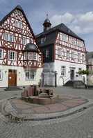 Marktplatz in Kirchberg, Hunsrück