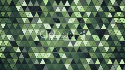 dark green triangles pattern seamless loop background