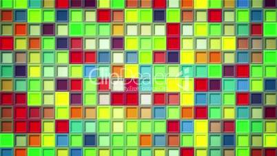 shimmering colorful squares loopable background