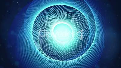 blue swirl shape loopable animation