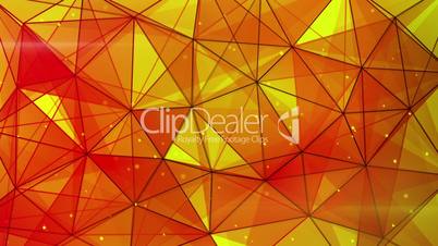 orange triangles web pattern loopable