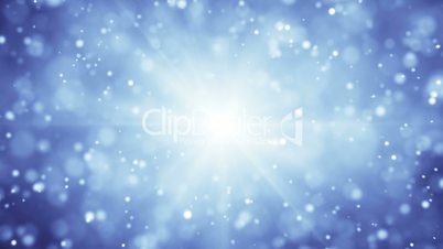 blue particles blizzard loopable animation