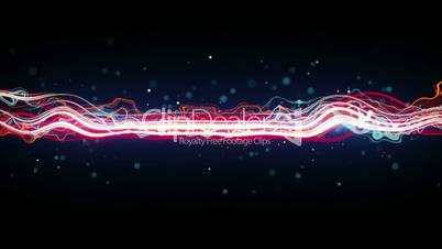 energy glowing wave seamless loop animation