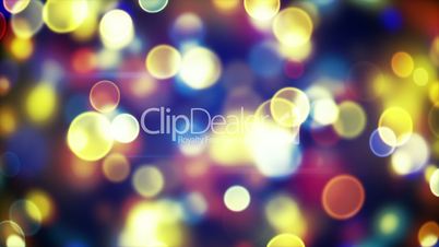 glowing circle bokeh lights loopable background