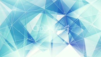 blue and white triangles web pattern loopable
