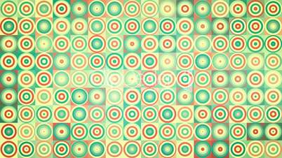 circles and squares geometric loopable background