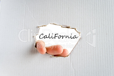 California text concept