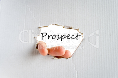 Prospect text concept