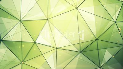 green triangles and lines pattern seamless loop