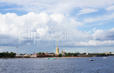 Saint-Petersburg , Peter and Paul fortress . Russia .